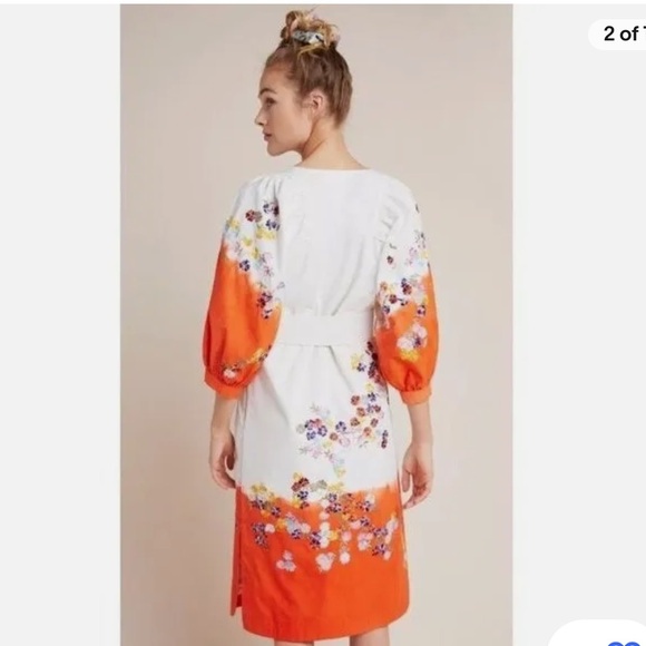 NWT Anthropologie Embroidered Dress - Picture 2 of 8